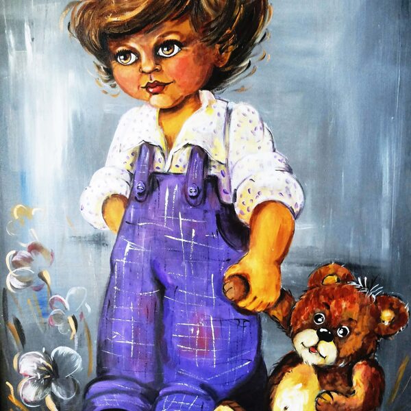 Let's be friends BOY - acrylic on canvas, 50*70 cm, EUR 250