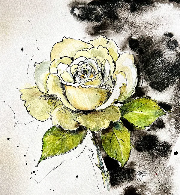 
White Moment I painting I Anda Biezā
&nbsp;29 * 26 cm I watercolor I paper I unframed I 65 €
