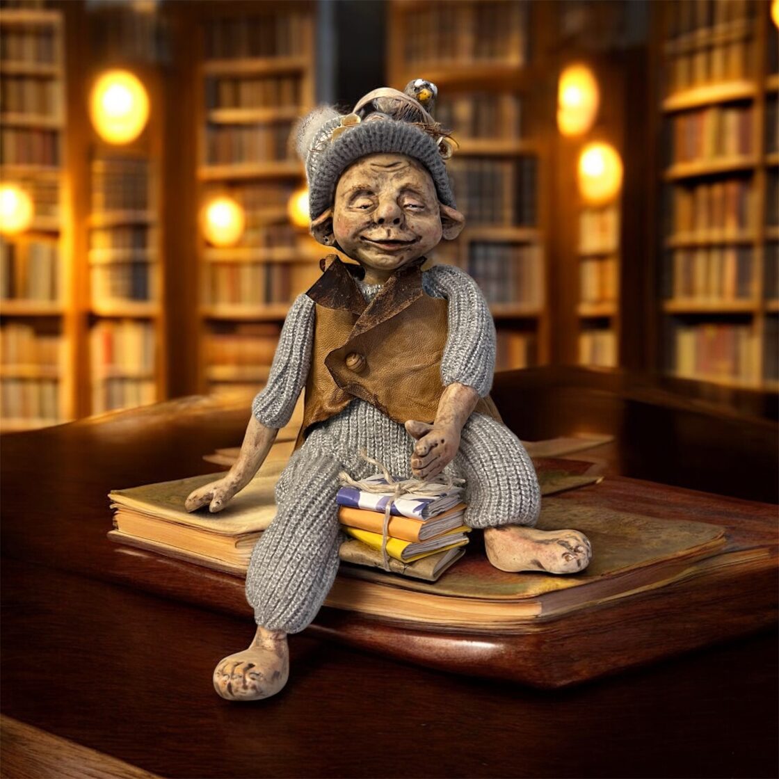 autorllele Bibliotēkas elfs autore Anda Bieza - anda?dols